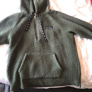 Pink Sherpa pullover